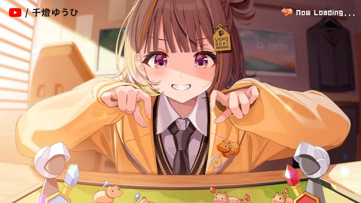 千燈ゆうひの前世は?顔バレ画像や中の人本名プロフィールを紹介